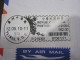 AM5 METER STAMP AFFR. MECCANICA - TAIWAN 2010 TAIPEI REGISTERED LETTER TO ITALY PAR AVION AIR - Lettres & Documents