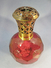*LAMPE BERGER A FACETTES EN CRISTAL ROUGE - Parfum Verre - Glass & Crystal