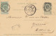 Delcampe - 6 Cartes De BXL Depart ,Nord 1, Midi , Midi Départ Vers La Hollande - 1893-1907 Coat Of Arms