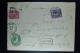 Belgium Cover 10 C Chatelineau To Leuven, 1889 Uprated ASSURÉ Cancel Very Nice Waxsealed - Covers