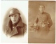 Carte Photo. Militaria. Soldat. Militaire En Uniforme. Lot De 2. - Guerre, Militaire