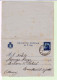 Biglietto Postale 5 Lire Blu  B39  1946 - Messina Barcellona Pozzo Di Gotto - Gebraucht