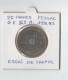 20 FRANCS PESSAC.ESSAI DE FRAPPE.ND.1987 .SUP. - Essais, Piéforts, épreuves & Flans Brunis