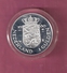 NEDERLAND PENNING MEDAL 1 GULDEN 1980 ''DUBBELE KOP'' JULIANA EN BEATRIX SILVER PROOF 31.20 GRAM - Royaux/De Noblesse