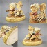 STATUE CARICATURE JOCKEY EN PORCELAINE + Equitation Sport Chevaux Sculpture Humour - Autres & Non Classés