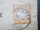 Deutsches Reich Brustschild Nr. 18 EF Norddeutsches Postgebiet. Nachverwendeter AD Stempel K2 Striegau - Storia Postale