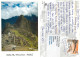 Machu Picchu, Peru Postcard Posted 2012 Stamp - Pérou