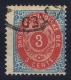 Danish West Indies : 1873 Mi 6IIa  Used Obl  Blaukarmin Kopfstehend WM - Danemark (Antilles)