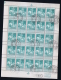 Belgium  OPB Nr F97 / 97 In Complete Sheet Cancelled Obl.  Cat Value &euro; 1150 One Perforation Came Loose 1 Bottom Of - Used Stamps