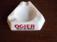 CENDRIER -  OGIER Côtes Du Rhône , De Provence, Châteauneuf -    Blanc, Triangulaire: Côté  12 Cm, Ht: 2,8 Cm, Céramique - Cendriers