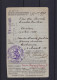N° 137 Et 138 / Carte D' Affiliation à La Caisse De Retraite - 1915-1920 Albert I