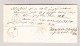 Polen TARNOWITZ 13.5 Im Kasten (1857) Brief Nach Breslau Weitergeleitet Nach Augsburg - ...-1860 Préphilatélie