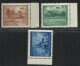 TRIESTE B 1952 POSTA AEREA UPU YUGOSLAVIA SOPRASTAMPATI SERIE COMPLETA AIR MAIL JUGOSLAVIA OVERPRINTED MNH - Luchtpost