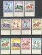 2888 Sport Olympic Games Football Soccer Horse 1962 Afghanistan 11v Set MNH ** Imperf Imp 22ME - Other & Unclassified