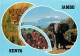 Elephant, Kenya Postcard Posted 1989 Stamp - Kenya