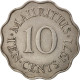 Monnaie, Mauritius, Elizabeth II, 10 Cents, 1971, TTB, Copper-nickel, KM:33 - Mauritius