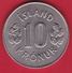 Islande - 10 Kr 1972 - Island