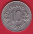 Islande - 10 Kr 1972 - Iceland