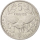 Monnaie, Nouvelle-Calédonie, 5 Francs, 1990, Paris, SUP, Aluminium, KM:16 - Nieuw-Caledonië