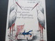 AK / Künstlerkarte 1914 Störche. Zum Freudigen Ereignis In Der Untersekunda. Mannheim Lessingschule. Studentika / Schule - School