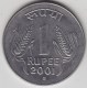 @Y@   India  1 Rupee   2001    KM 92.2    (3559) - Inde