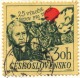 L0530 - Czechoslovakia (1969) T..na... ; (postcard) Tariff: 30h (stamp: Battle For Dukla (1944) - Shift Red Color!) - Variétés Et Curiosités