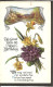 Scott No.105. Pair Bookletstamps 1925 On Birthday Postcard. Relief - Postgeschiedenis