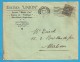 183 Op Brief "ENCRES UNION / BOITSFORT / L'ABBAYE EN 1744" Met Stempel BRUXELLES - 1915-1920 Albert I.