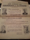 Elections Législatives Nièvre 2/1/56 - Guyot, Faulquier, Bardin, Berger - Union Des Indépendants Et Des Paysans - Programas