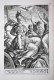 Antonius Wierix - Francesco Primaticcio - Seven Liberal Arts - 1585 Engraving - Stiche & Gravuren