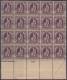 1899-285 CUBA US OCCUPATION. 1899. Ed.32. 3c FUENTE DE LA INDIA. BLOCK 20 PLATE NUMBER ORIGINAL GUM.  1 SELLO DEFECTOS. - Unused Stamps