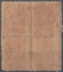 1914-115 CUBA REPUBLICA. 1914. Ed.6. 2c TASA POR COBRAR. POSTAGE DUE. BLOCK 4. ORIGINAL GUM. - Ongebruikt