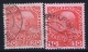 Austria: Levant  Mi Nrs 62 + 45  Yv 16 + 46a  Glansloz. - Levant Autrichien