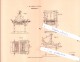 Original Patent  - F. M. Jahnel In Zittau , 1881,  Waschmaschine !!! - Historische Dokumente