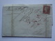 GB VICTORIA 1849 WRAPPER TIED WITH 1D RED IMPERF - Covers & Documents