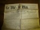 17 Janv 1931 Rare Journal Avec Partie De Texte En Occitan (langue D'Oc---> Le Blé, Le Vin (Lé Cadéttou Dé-bordo-nobo... - Autres & Non Classés