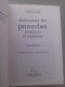 Dictionnaire Des Proverbes , Sentences Et Maximes Par Maurice Maloux - Dictionaries