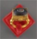 Delcampe - Persian (Islamic) Gold Ring With Protective Eye Gemstone - Archéologie