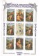 1983 Sao Tome Christmas Paintings Art Raphael Dali  2 IMPERF N.D. Miniature Sheets Of 6 + Labels  MNH - Sao Tomé E Principe