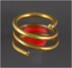 Luristan Gold Coil Hair Ring - Archeologie