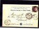 EX-16-11-03 OPEN LETTER FROM RUSSIA TO FRANCE.  WITH THE BLIND CANCELLATION. 1900 YEAR. KUZNECKIY MOST RARE POSTCARD - Cartas & Documentos