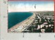 CARTOLINA VG ITALIA - RIMINI - Panorama Della Spiaggia - Aereo - 10 X 15 - ANN. 1958 - Rimini