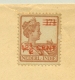 Nederlands Indië - 1924 - 12,5 Cent Opdruk Op 17,5 Wilhelmina Enkelfrankering Toeloengagoeng  Aankomststempel - Nederlands-Indië