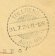 Nederlands Indië - 1924 - 12,5 Cent Opdruk Op 17,5 Wilhelmina Enkelfrankering Toeloengagoeng  Aankomststempel - Nederlands-Indië