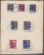 Germany Local Post Fredersdorf 1945 Mi#1-23 Complete Set On Paper With Nice Full Cancels, Visuble Thin Scar First Paper - Private & Local Mails