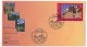 NATIONS UNIES GENEVE - 3 FDC "Espagne, Patrimoine Mondial" - Octobre 2000 - Environment & Climate Protection