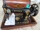 THE SINGER MANUFACTURING CO. WITH IT'S LOGO ON THE WOODEN CASE - Altri & Non Classificati