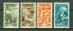 Sarre 1927  Yv & T 121/124*,  Série Complète  MH  Côte Yv € 80,00 (2 Scans) - Unused Stamps