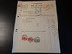 Timbres Fiscaux Sur Facture . Corroirie De Mont Saint Amand .-1938- - Documents