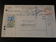 Timbres Fiscaux Sur Facture . Compagnie Nationale D'éclairage-Gaz Et électricité (CHIMAY).1937- - Documents